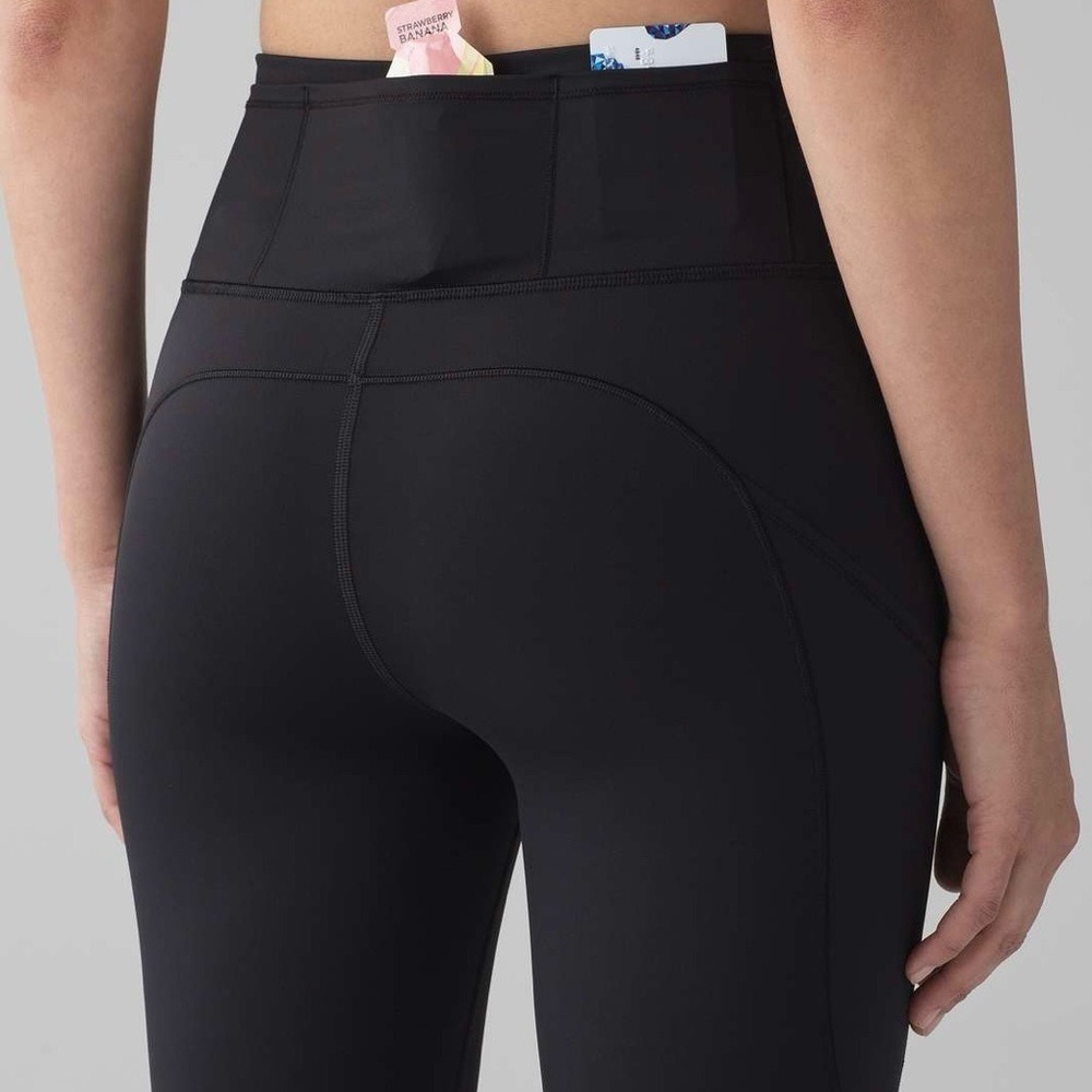 Lululemon Fast & Free Crop II Leggings (Nulux, 19" Inseam), Black - Picture 12 of 12